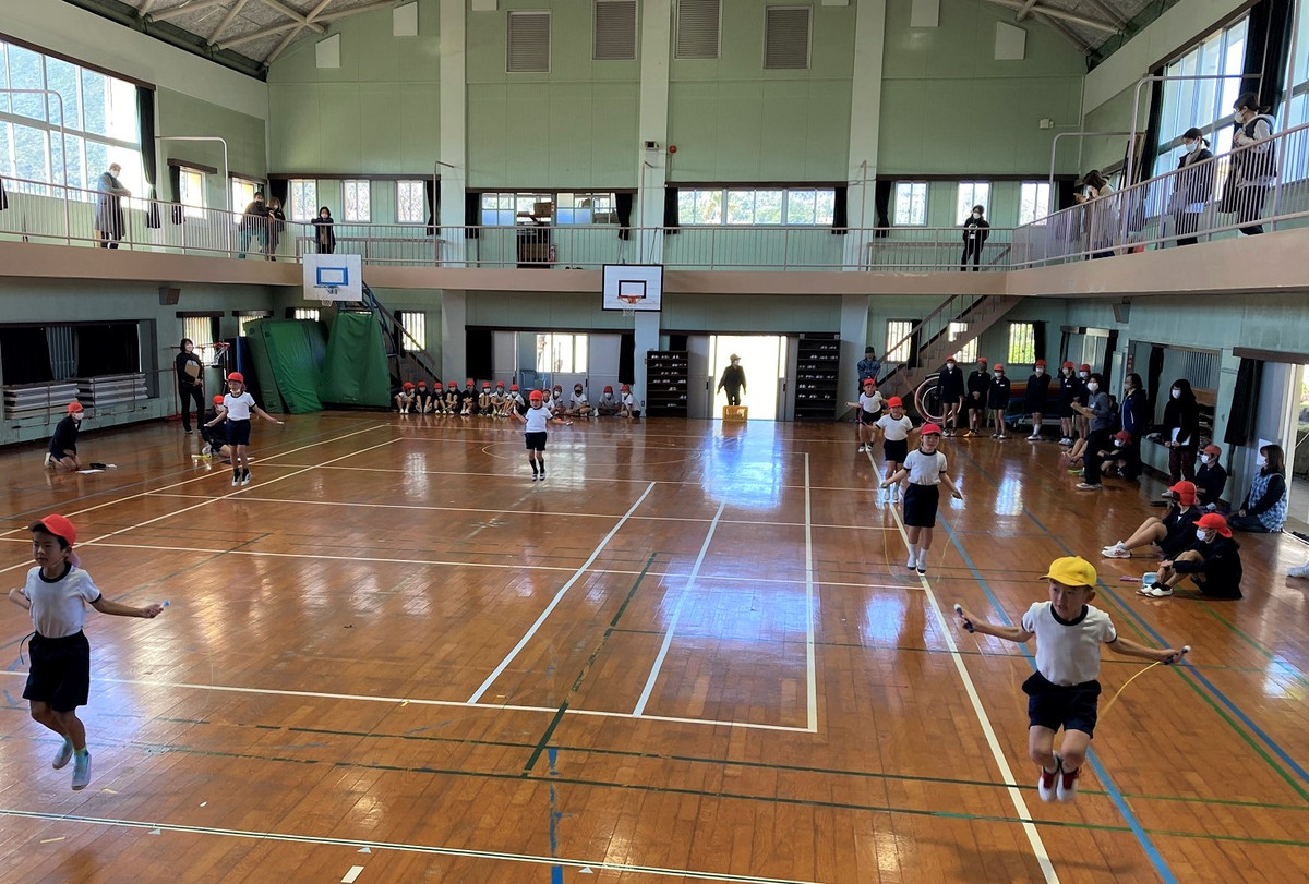 川尻小学校ブログ なわとび大会